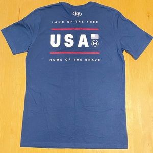 Under Armour Men’s Tshirt Blue Sz Medium